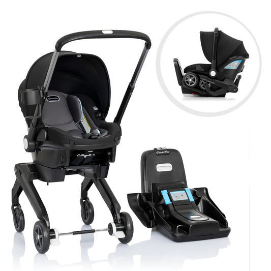 Evenflo Shyft DualRide Infant Car Seat Stroller Combo in Bryson