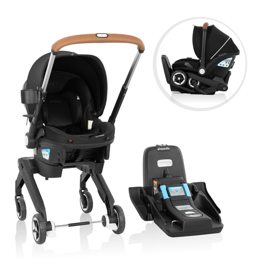 Shyft DualRide Infant Car Seat Stroller Combo w Carryall Storage & Extended Canopy 1