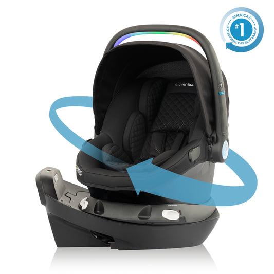 Evenflo Revolve180 LiteMax NXT Rotating Infant Car Seat with SensorySoothe
