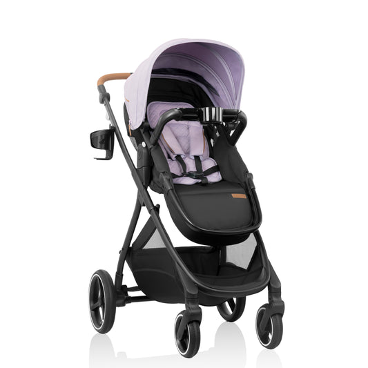 Evenflo Shyft Intuiti+ Stroller with Green & Gentle Fabric (Agate)