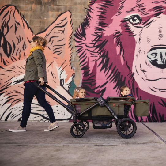 PIVOT XPLORE™ ALL-TERRAIN STROLLER WAGON